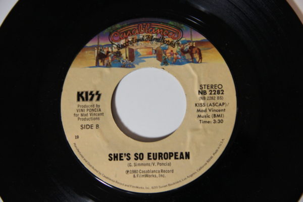 KISS 7" Shandi / She's So European (USA) - Image 2
