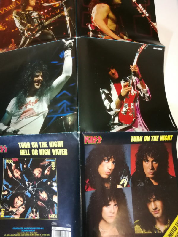 KISS 7" Single Turn On The Night (UK) Posterbag - Image 7