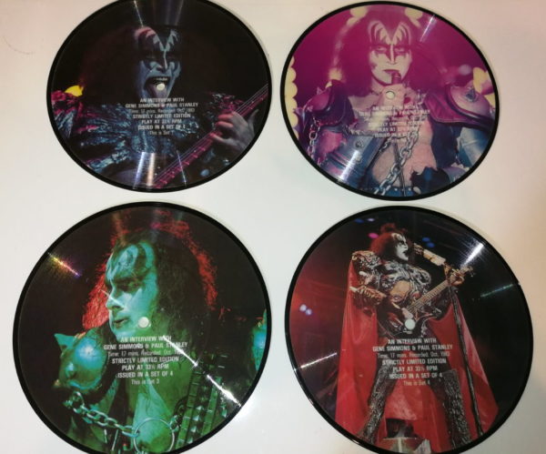 KISS 7" Singles Picture Disc Set of 4 (Interviews) - Image 2