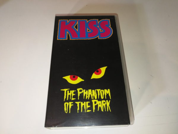 KISS VHS Video The Phantom Of The Park (UK) censored logo