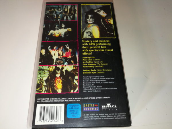 KISS VHS Video The Phantom Of The Park (UK) censored logo - Image 2