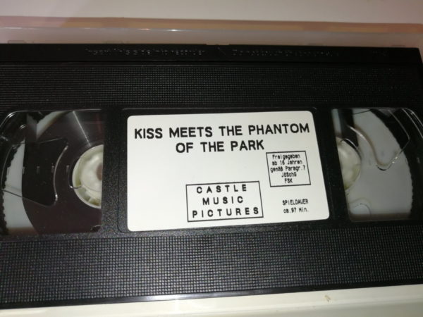 KISS VHS Video The Phantom Of The Park (UK) censored logo - Image 3