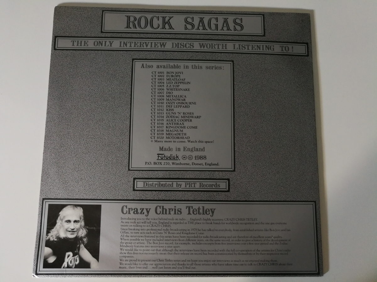 Guns n' Roses/ROCK SAGAS/U•KピクチャーディスクLP GUNS N' ROSES