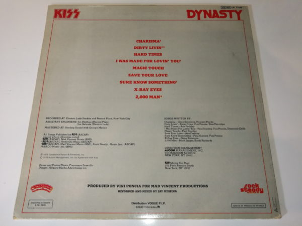 KISS LP Dynasty (France) - Image 2