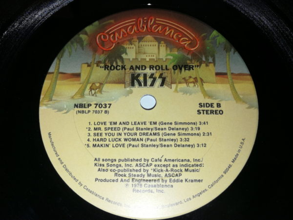 KISS LP Rock And Roll Over (USA) - Image 4