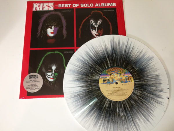 KISS LP Best Of Solo Albums (Germany) swirled vinyl