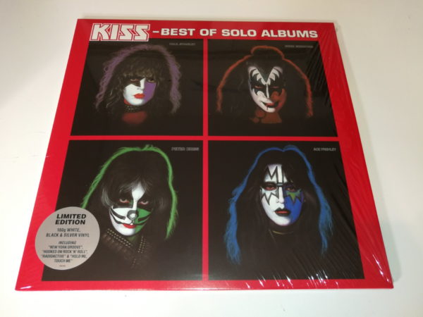 KISS LP Best Of Solo Albums (Germany) swirled vinyl - Image 2