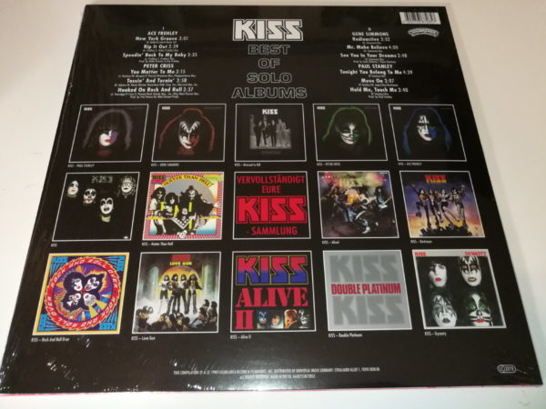 KISS LP Best Of Solo Albums (Germany) swirled vinyl - Image 3