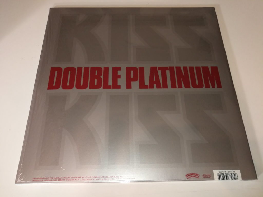 KISS LP Double Platinum (Germany) silver vinyl Eulenspiegel's KISS Collector SHOP