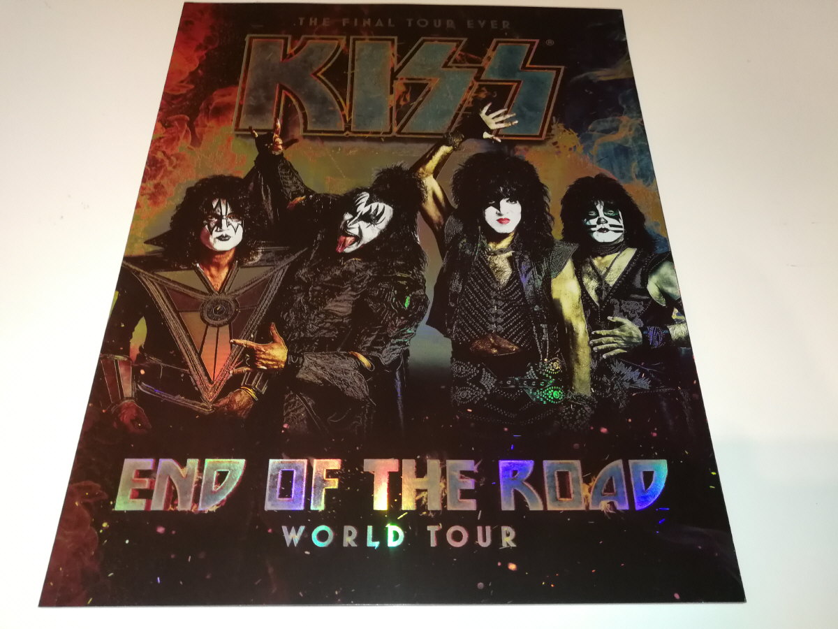 kiss end of the road tour book versions