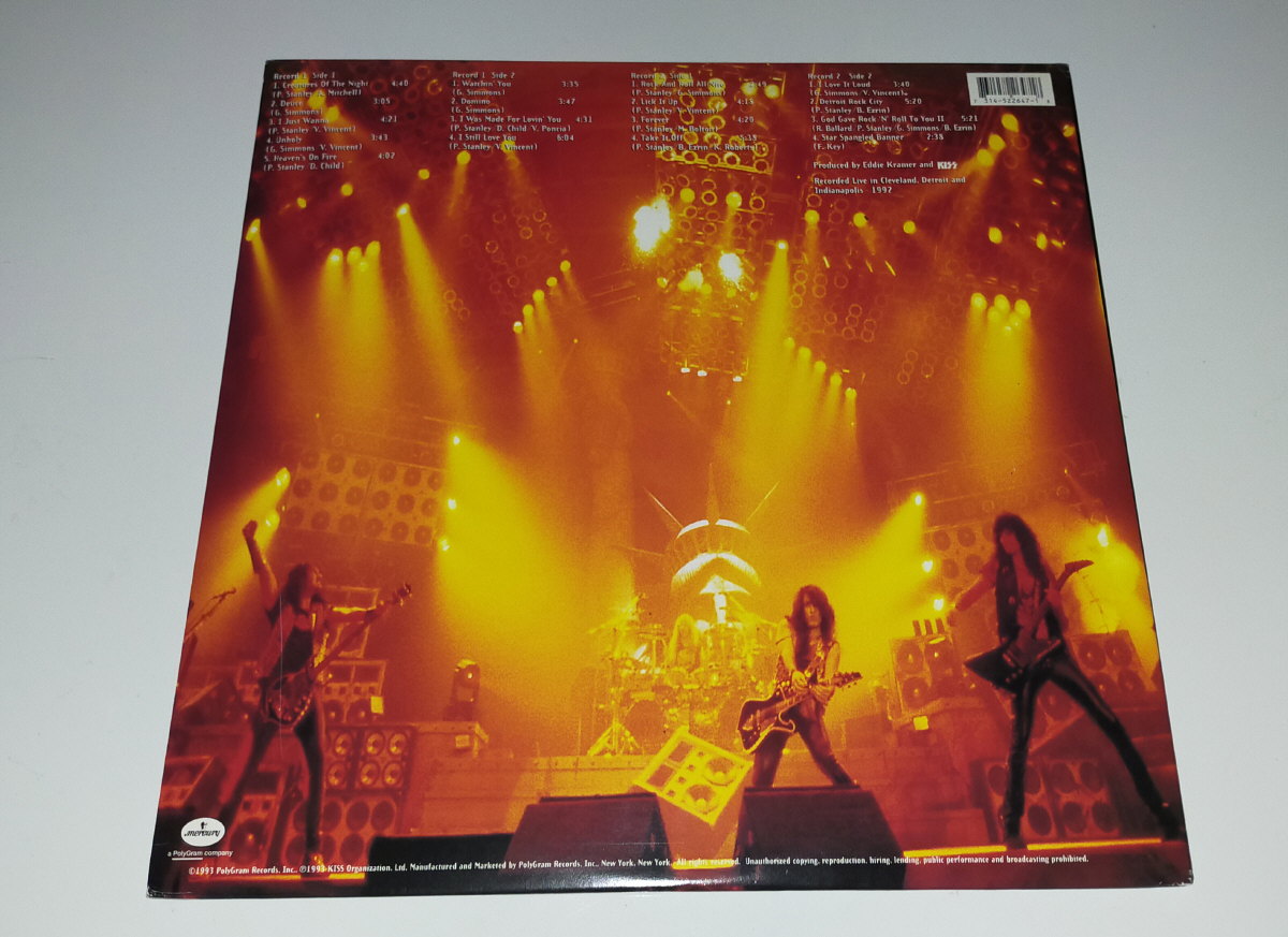 KISS LP Alive III (USA) 1993 blue vinyl – Eulenspiegel's KISS