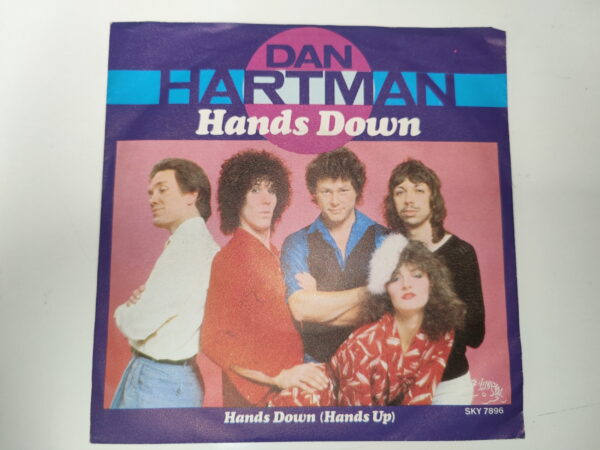KISS 7" Single Vinnie Vincent Single Dan Hartman Hands Down (Holland)