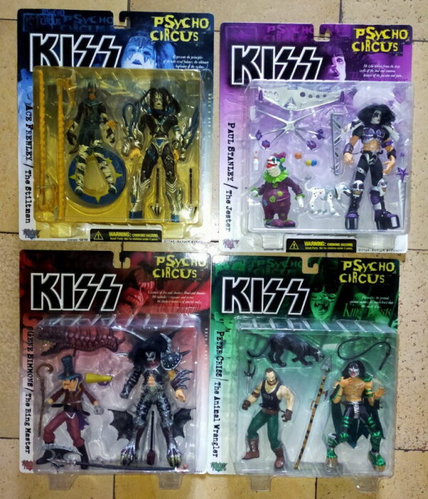 KISS Action Figures (Psycho Circus) (Set of 4) McFarlane