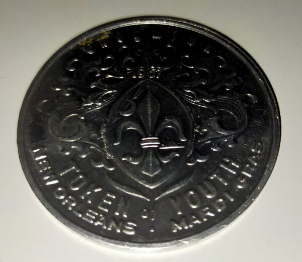 KISS Mardi Gras Coin 1979 (silver) - Image 4