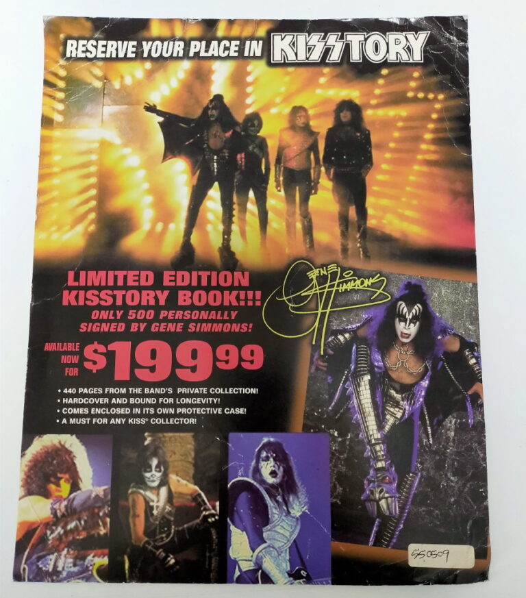 KISS Promo Cardboard Kissology Eulenspiegel's KISS Collector SHOP