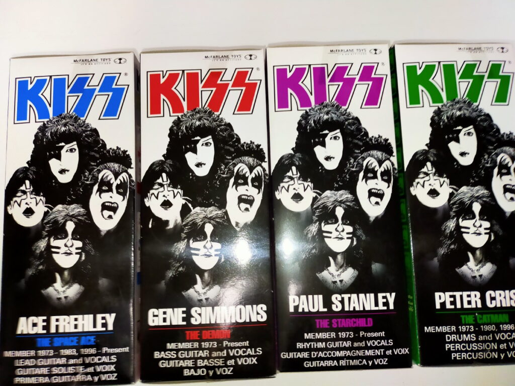 KISS Statuettes (Set of 4) color edition Eulenspiegel's KISS