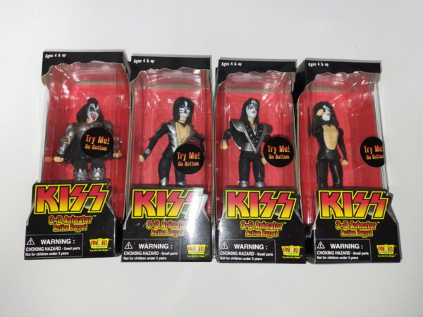 KISS 3-D Animator Action Puppets (Set of 4 Figures)