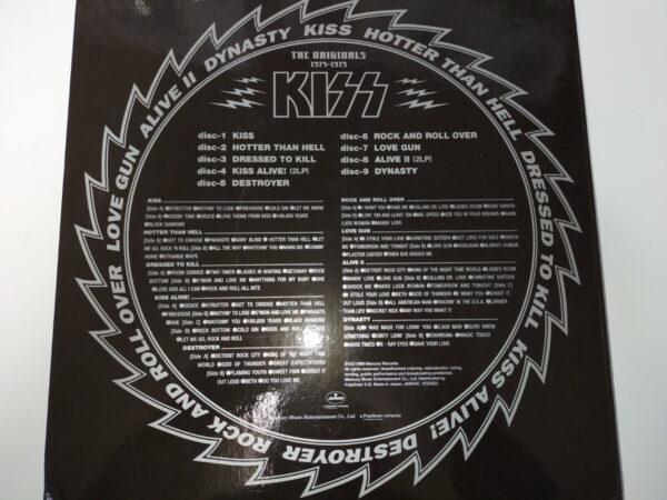 KISS The Originals 1974-1979 Japanese Box (colored vinyls) - Image 2