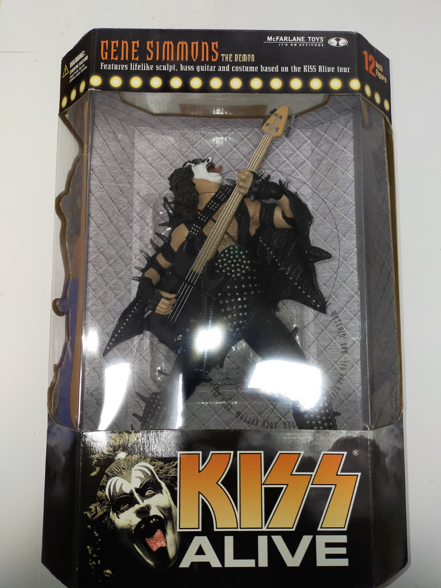 KISS 12″ Action Figure Gene Simmons / The Demon (Super Stage