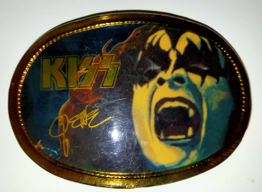 gene simmons belt buckle