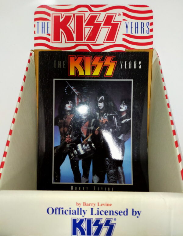 KISS The Kiss Years (Barry Levine) great Book with Sales-Display Stand