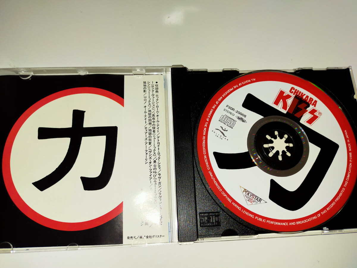 KISS CD Chikara (Japan) OBI (2nd press)