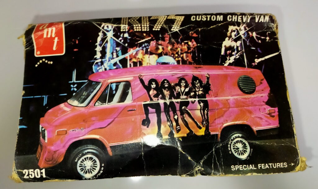 KISS Custom Chevy Van (AMT) 1977 empty box Eulenspiegel's KISS