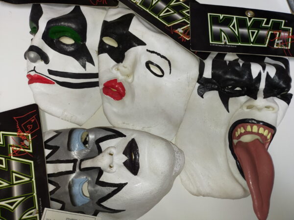 KISS Halloween Half-Masks (Set of 4)