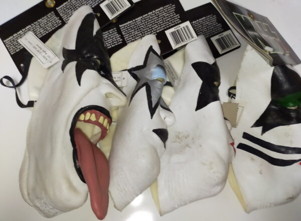 KISS Halloween Half-Masks (Set of 4) - Image 3