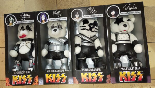 KISS Love Gun Teddy Bears Set