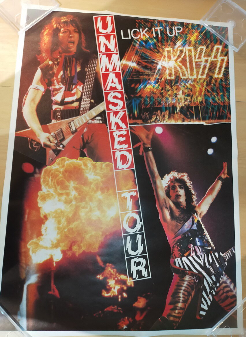 KISS Poster Lick It Up Unmasked Tour – Eulenspiegel's KISS