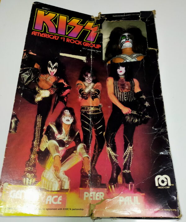 KISS Mego Doll Figure (Aucoin 1978) Peter Criss with box