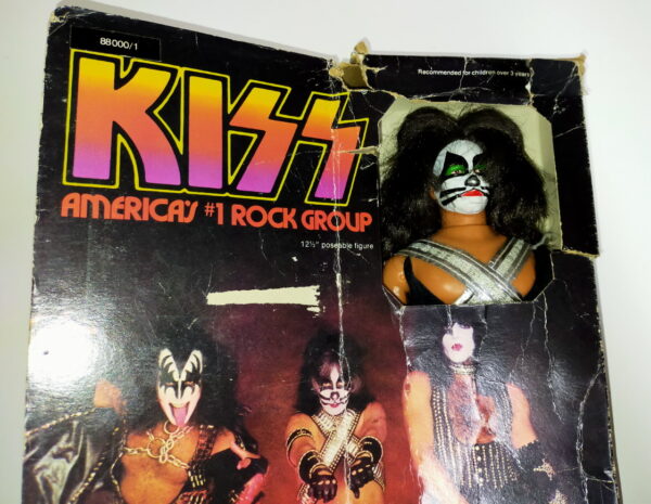 KISS Mego Doll Figure (Aucoin 1978) Peter Criss with box - Image 3