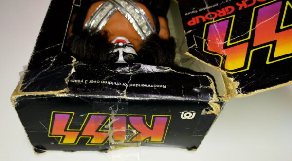 KISS Mego Doll Figure (Aucoin 1978) Peter Criss with box - Image 6