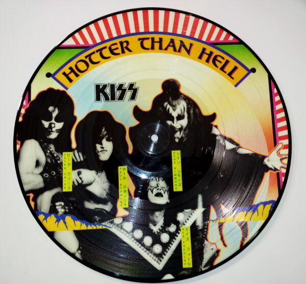 KISS LP Picture Disc Hotter Than Hell (Holland)