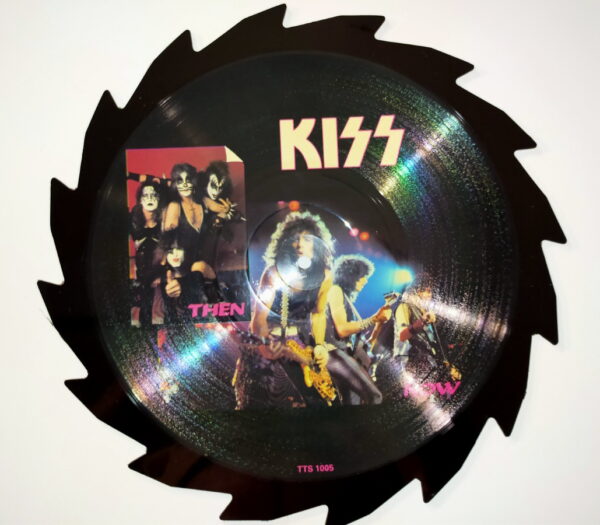 KISS 12" Picture Disc Shape "Then - Now" UK