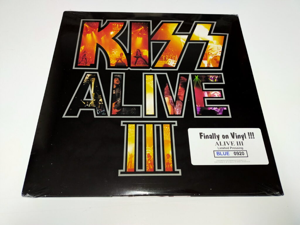 KISS LPs Alive III (USA) 1993 white, red, blue vinyl (same number
