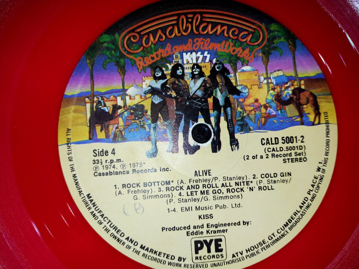 KISS FRIED ALIVE! カラー盤 コレクターズLP KISS FRIED ALIVE! カラー盤 コレクターズLP - メルカリ