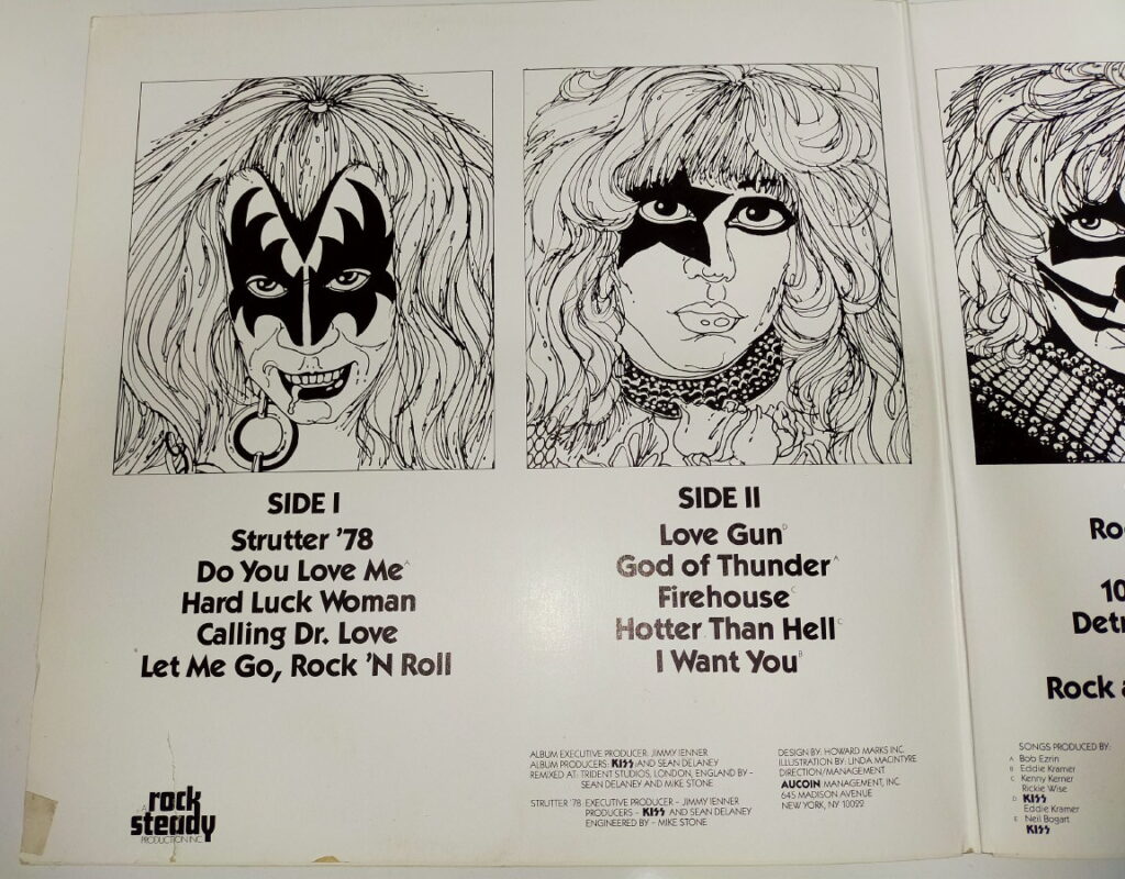 KISS LP Double Platinum (white cover) Australia Eulenspiegel's KISS Collector SHOP