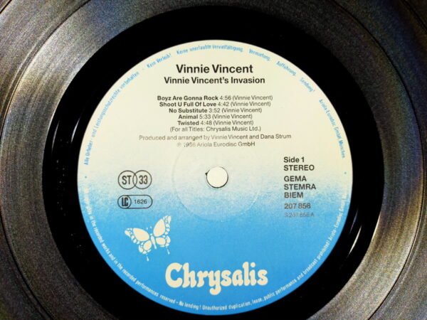KISS LP Vinnie Vincent Invasion (Germany) - Image 4