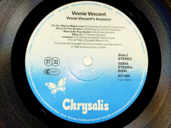 KISS LP Vinnie Vincent Invasion (Germany) - Image 5