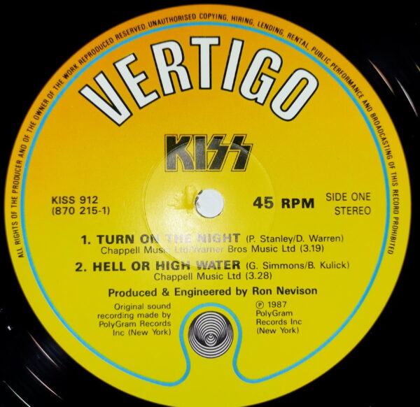 KISS 12" Maxi Turn On The Night (UK) - Image 3