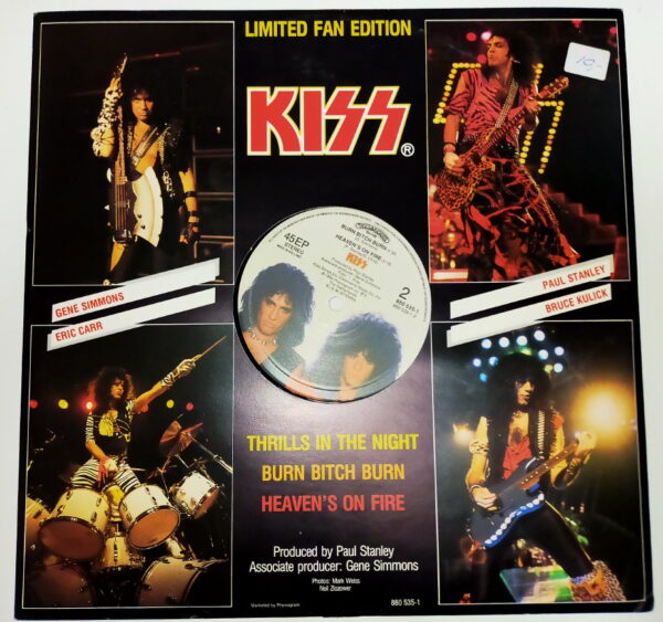 KISS 12" Maxi Thrills In The Night (Holland) Promo - Image 3