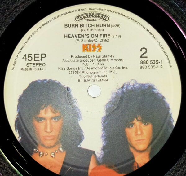 KISS 12" Maxi Thrills In The Night (Holland) Promo - Image 4