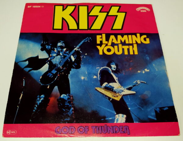 KISS 7" Single Flaming Youth (Germany)