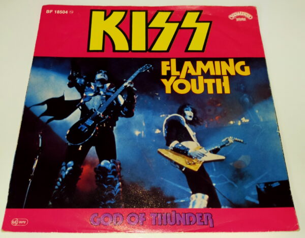 KISS 7" Single Flaming Youth (Germany) - Image 2