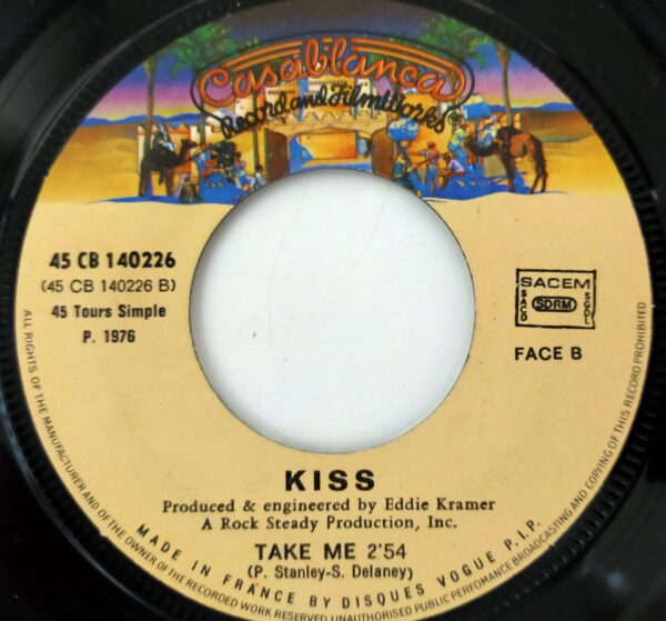 KISS 7" Single Calling Dr Love / Take Me (France) - Image 4