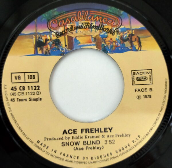 KISS 7" Single Ace Frehley New York Groove (France) - Image 4