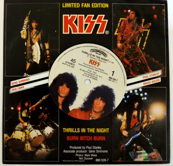 KISS 7" Single Thrills In The Night (Holland)