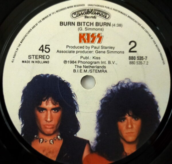 KISS 7" Single Thrills In The Night (Holland) - Image 4